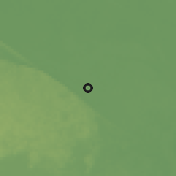 Shaded relief of the 59 km around Tzucacab, drawn from the GMTED2010 grid