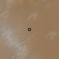 Shaded relief of the 59 km around Villa Nicolás Romero, drawn from the GMTED2010 grid