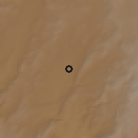 Shaded relief of the 58 km around Villanueva, drawn from the GMTED2010 grid