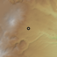 Shaded relief of the 59 km around Xico, drawn from the GMTED2010 grid