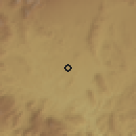 Shaded relief of the 59 km around Xoxocotla, drawn from the GMTED2010 grid