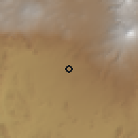 Shaded relief of the 59 km around Yecapixtla, drawn from the GMTED2010 grid