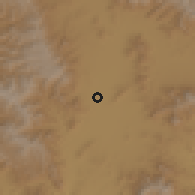 Shaded relief of the 59 km around Zimatlán de Álvarez, drawn from the GMTED2010 grid