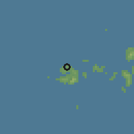 Shaded relief of the 60 km around Wonei, drawn from the GMTED2010 grid