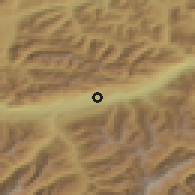 Shaded relief of the 51 km around Absam, drawn from the GMTED2010 grid
