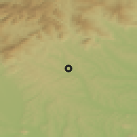 Shaded relief of the 51 km around Albersdorf-Prebuch, drawn from the GMTED2010 grid