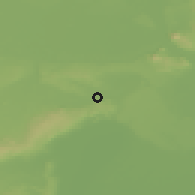 Shaded relief of the 50 km around Bruck an der Leitha, drawn from the GMTED2010 grid