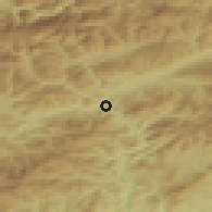 Shaded relief of the 51 km around Bruck an der Mur, drawn from the GMTED2010 grid