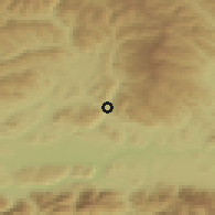 Shaded relief of the 51 km around Brückl, drawn from the GMTED2010 grid