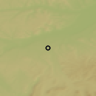 Shaded relief of the 50 km around Burgkirchen, drawn from the GMTED2010 grid