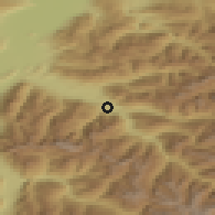Shaded relief of the 51 km around Bürs, drawn from the GMTED2010 grid