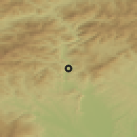Shaded relief of the 51 km around Deutschfeistritz, drawn from the GMTED2010 grid