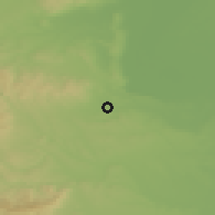 Shaded relief of the 51 km around Deutschkreutz, drawn from the GMTED2010 grid