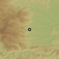 Shaded relief of the 51 km around Deutschlandsberg, drawn from the GMTED2010 grid