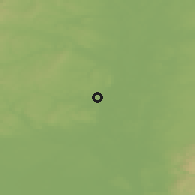 Shaded relief of the 50 km around Dürnkrut, drawn from the GMTED2010 grid