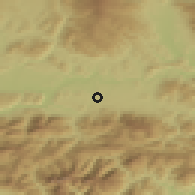 Shaded relief of the 51 km around Eberndorf, drawn from the GMTED2010 grid
