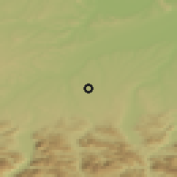 Shaded relief of the 50 km around Eberstalzell, drawn from the GMTED2010 grid