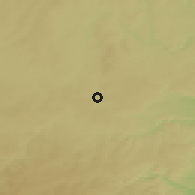 Shaded relief of the 50 km around Allentsteig, drawn from the GMTED2010 grid
