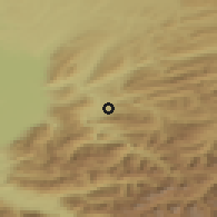 Shaded relief of the 51 km around Egg, drawn from the GMTED2010 grid