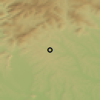 Shaded relief of the 51 km around Eggersdorf bei Graz, drawn from the GMTED2010 grid