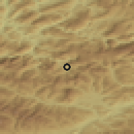 Shaded relief of the 51 km around Eisenerz, drawn from the GMTED2010 grid
