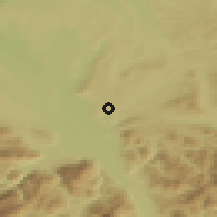 Shaded relief of the 50 km around Elixhausen, drawn from the GMTED2010 grid