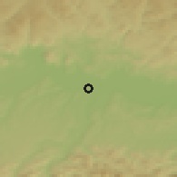 Shaded relief of the 50 km around Enns, drawn from the GMTED2010 grid