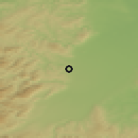 Shaded relief of the 50 km around Enzesfeld-Lindabrunn, drawn from the GMTED2010 grid