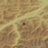 Shaded relief of the 51 km around Alpbach, drawn from the GMTED2010 grid