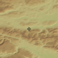 Shaded relief of the 51 km around Feistritz im Rosental, drawn from the GMTED2010 grid