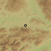 Shaded relief of the 51 km around Feistritz ob Bleiburg, drawn from the GMTED2010 grid