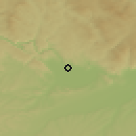 Shaded relief of the 50 km around Feldkirchen an der Donau, drawn from the GMTED2010 grid