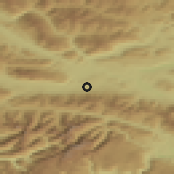 Shaded relief of the 51 km around Finkenstein am Faaker See, drawn from the GMTED2010 grid