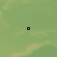 Shaded relief of the 50 km around Fischamend, drawn from the GMTED2010 grid