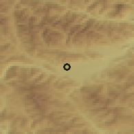 Shaded relief of the 51 km around Fohnsdorf, drawn from the GMTED2010 grid