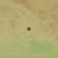 Shaded relief of the 50 km around Altenfelden, drawn from the GMTED2010 grid