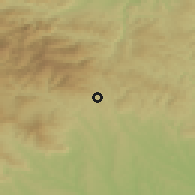 Shaded relief of the 51 km around Friedberg, drawn from the GMTED2010 grid