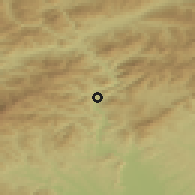 Shaded relief of the 51 km around Frohnleiten, drawn from the GMTED2010 grid
