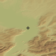 Shaded relief of the 51 km around Fußach, drawn from the GMTED2010 grid