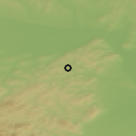 Shaded relief of the 50 km around Gablitz, drawn from the GMTED2010 grid
