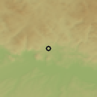 Shaded relief of the 50 km around Gallneukirchen, drawn from the GMTED2010 grid