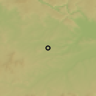 Shaded relief of the 50 km around Gallspach, drawn from the GMTED2010 grid