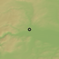 Shaded relief of the 50 km around Gedersdorf, drawn from the GMTED2010 grid