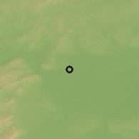 Shaded relief of the 50 km around Gerasdorf bei Wien, drawn from the GMTED2010 grid