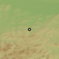 Shaded relief of the 50 km around Gießhübl, drawn from the GMTED2010 grid