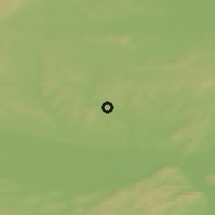 Shaded relief of the 50 km around Göllersdorf, drawn from the GMTED2010 grid