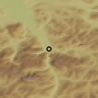 Shaded relief of the 51 km around Golling an der Salzach, drawn from the GMTED2010 grid