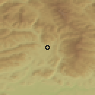 Shaded relief of the 51 km around Althofen, drawn from the GMTED2010 grid