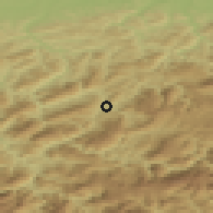 Shaded relief of the 50 km around Göstling an der Ybbs, drawn from the GMTED2010 grid