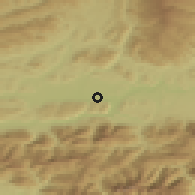 Shaded relief of the 51 km around Grafenstein, drawn from the GMTED2010 grid